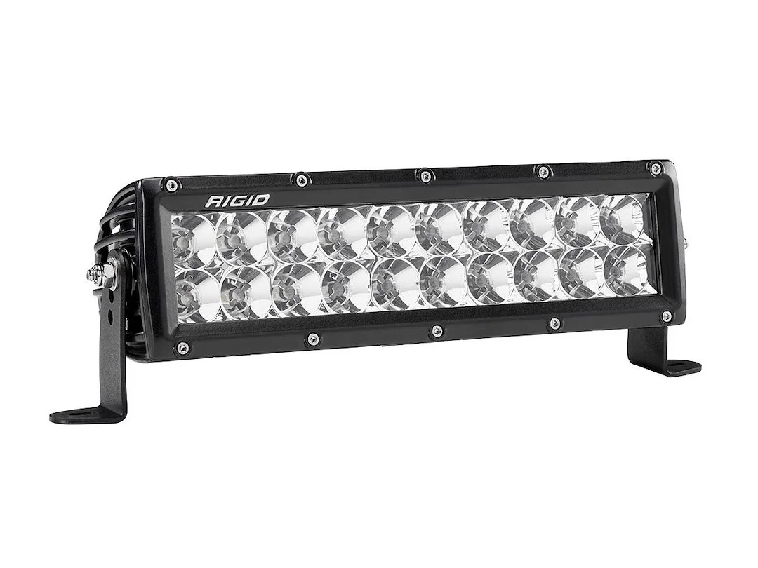 110113 – RIGID IND Light Bar, LED 10 Inch Length 20 Clear Bulb 185 Watt/ 13.21 Amp Draw Flood Beam 15840 Raw Lumens C...